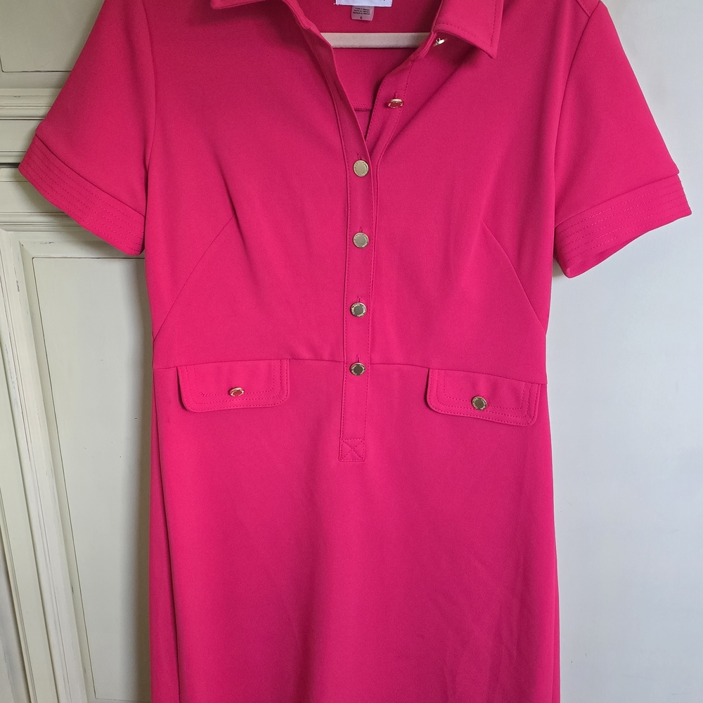 Calvin Klein Vibrant Pink Dress